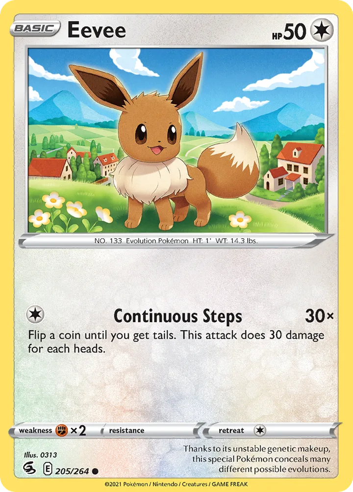 Eevee, Fusion Strike 205/264