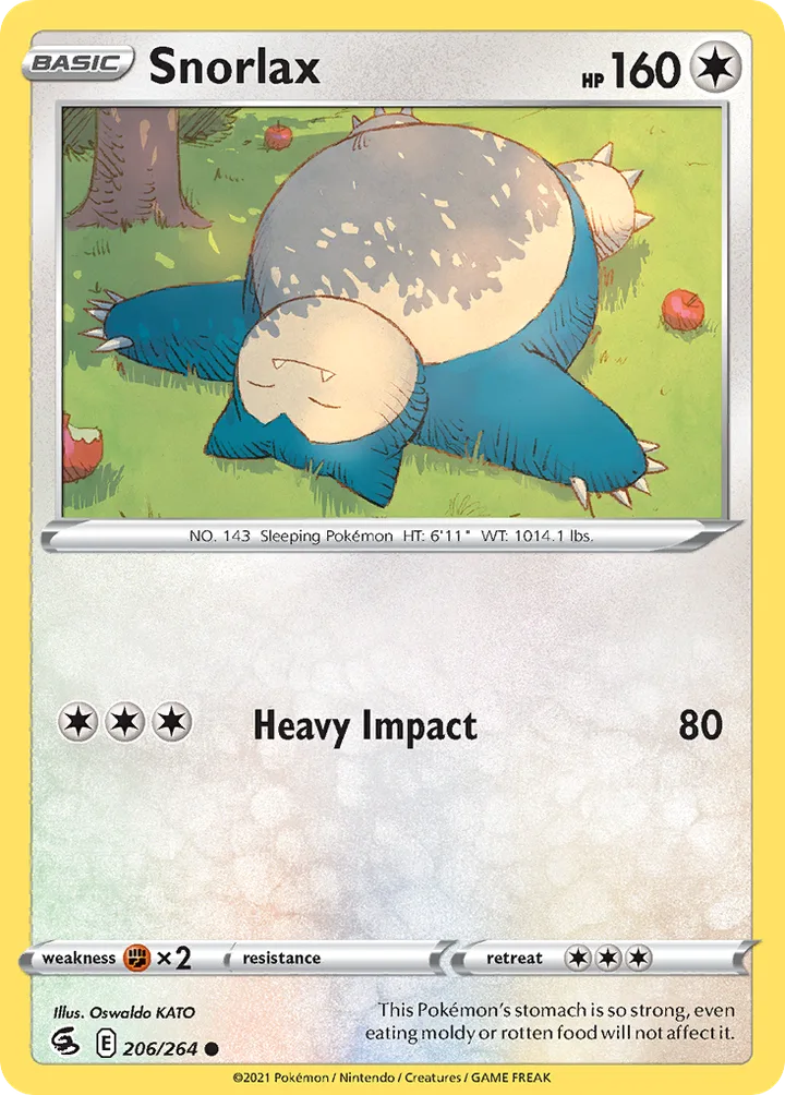 Snorlax, Fusion Strike 206/264