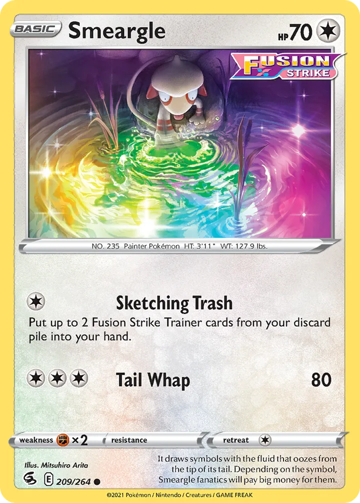Smeargle, Fusion Strike 209/264