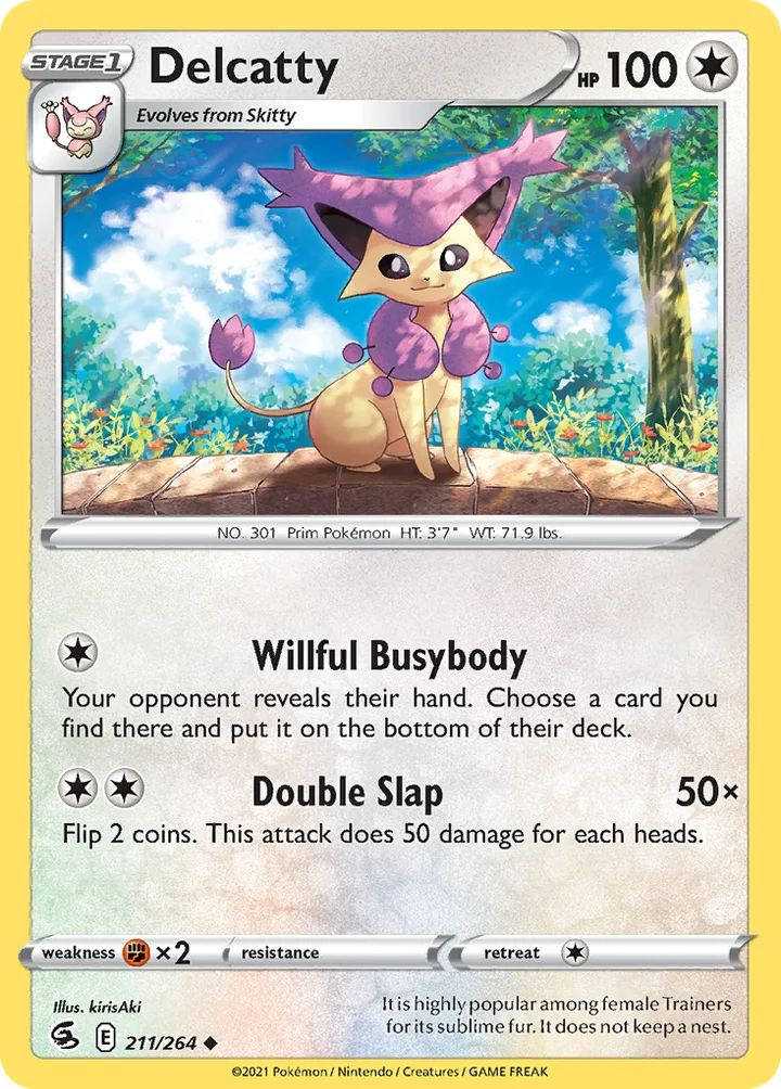 Delcatty, Fusion Strike 211/264