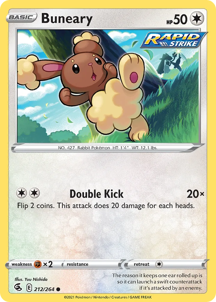 Buneary, Fusion Strike 212/264