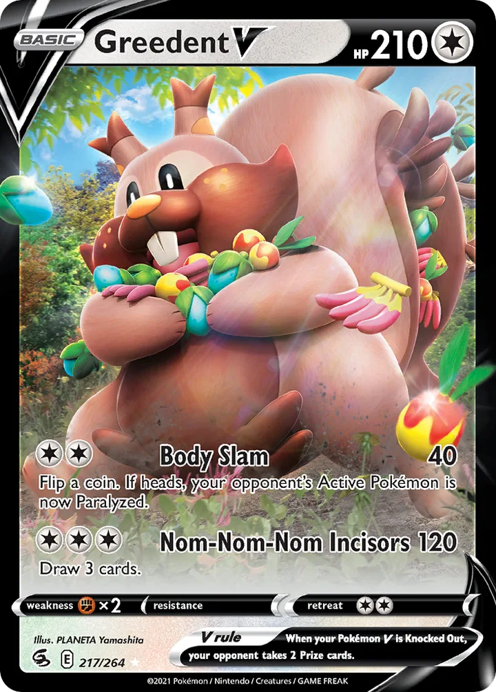 Greedent V, Fusion Strike 217/264