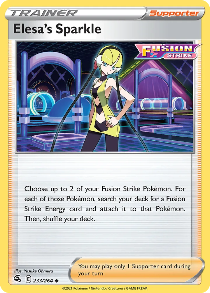Elesa’s Sparkle, Fusion Strike 233/264
