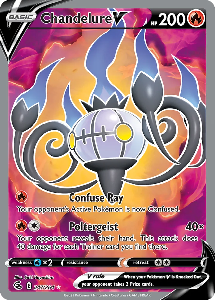 Chandelure V, Fusion Strike 247/264