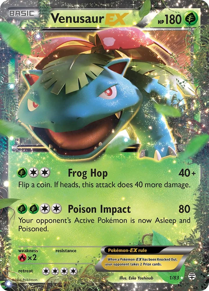 Venusaur-EX, Generations 1/83