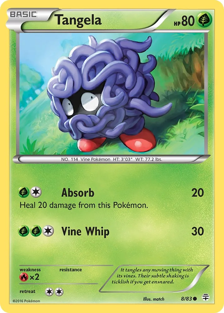 Tangela, Generations 8/83
