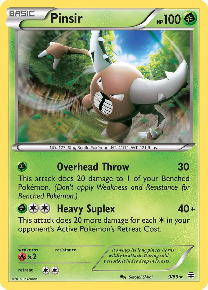 Pinsir, Generations 9/83