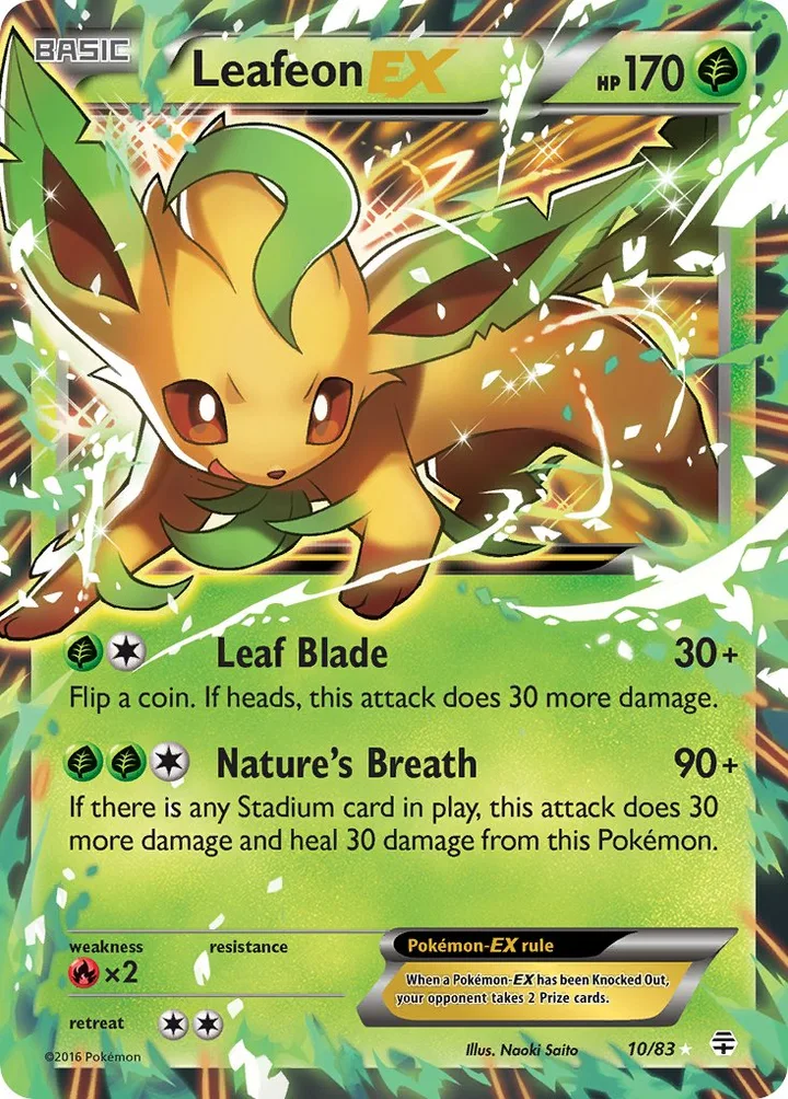 Leafeon-EX, Generations 10/83
