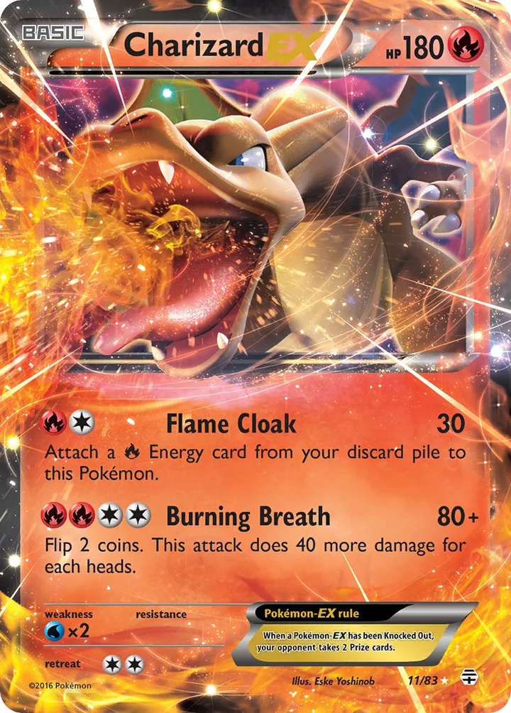 Charizard-EX, Generations 11/83