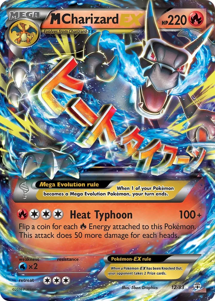 M Charizard-EX, Generations 12/83