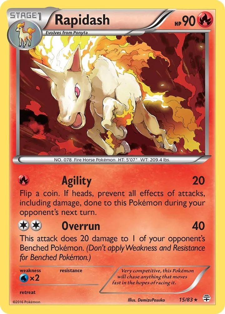 Rapidash, Generations 15/83