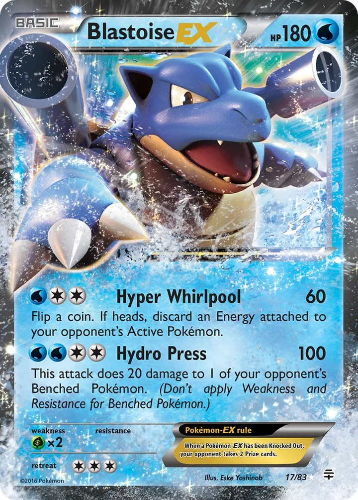 Blastoise-EX, Generations 17/83