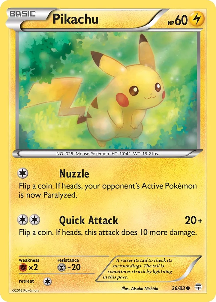 Pikachu, Generations 26/83