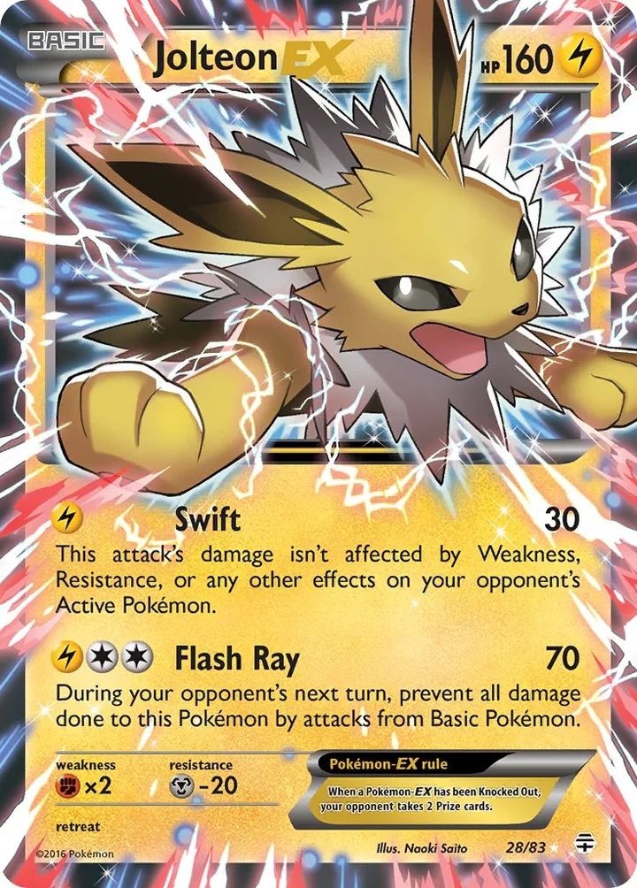 Jolteon-EX, Generations 28/83