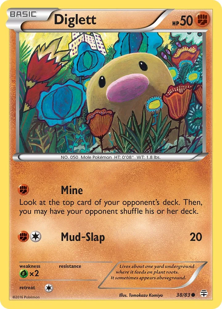 Diglett, Generations 38/83