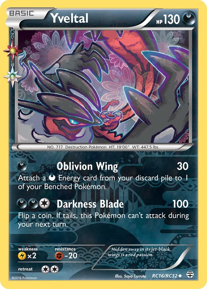Yveltal, Generations RC16/RC32