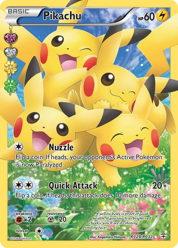 Pikachu, Generations RC29/RC32