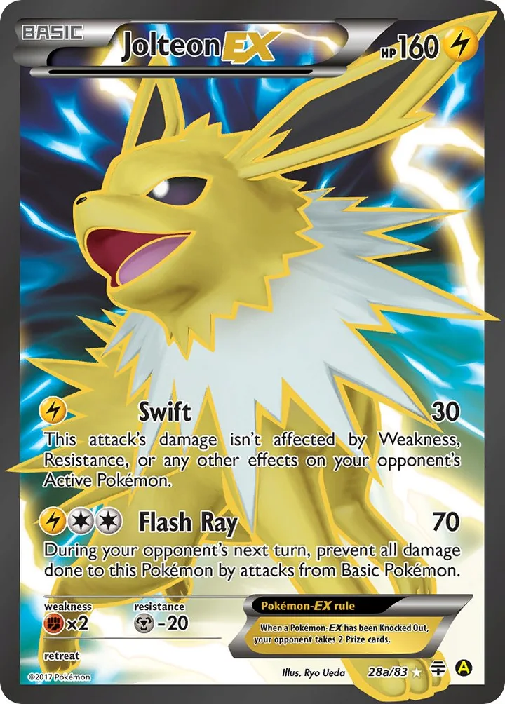 Jolteon-EX, Generations 28a/83