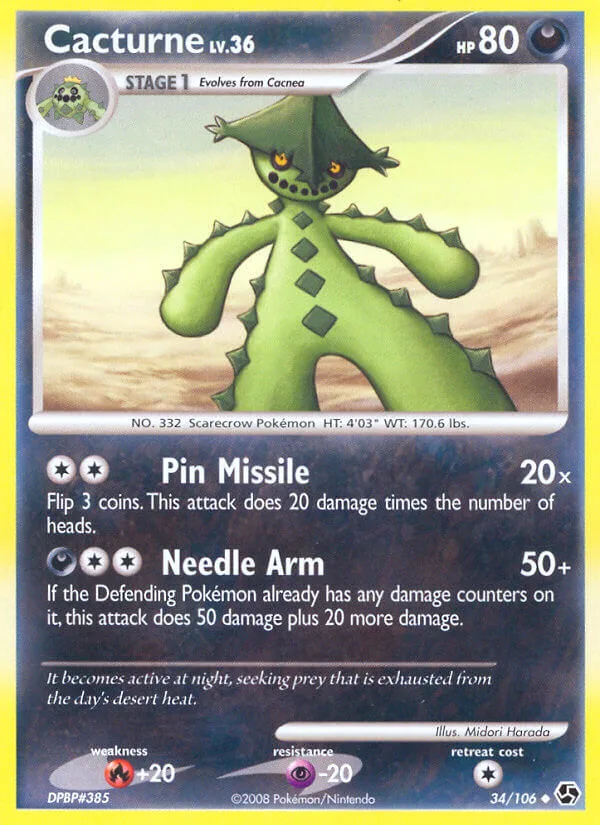 Cacturne, Great Encounters 34/106