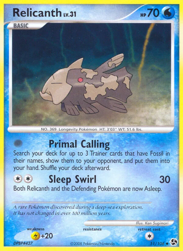 Relicanth, Great Encounters 51/106