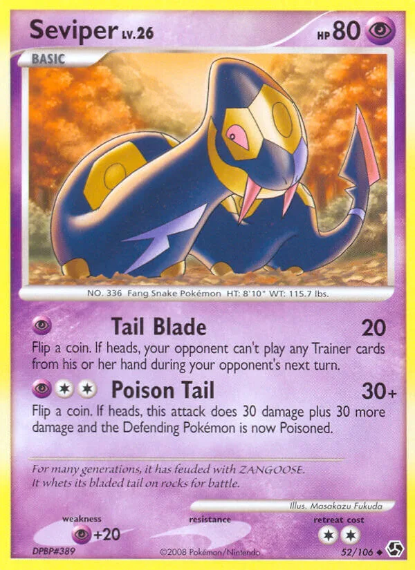 Seviper, Great Encounters 52/106