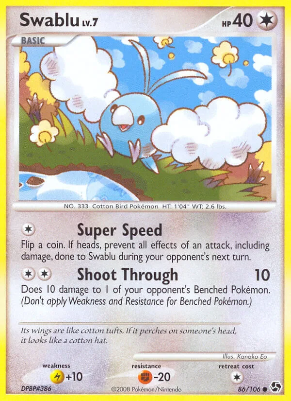 Swablu, Great Encounters 86/106