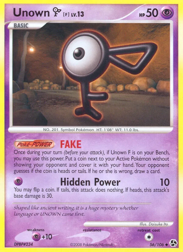 Unown F, Great Encounters 56/106