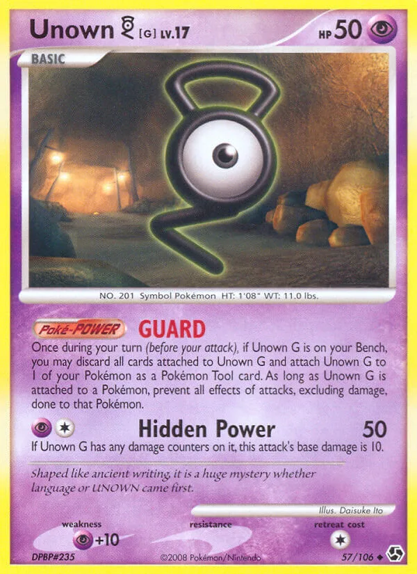 Unown G, Great Encounters 57/106