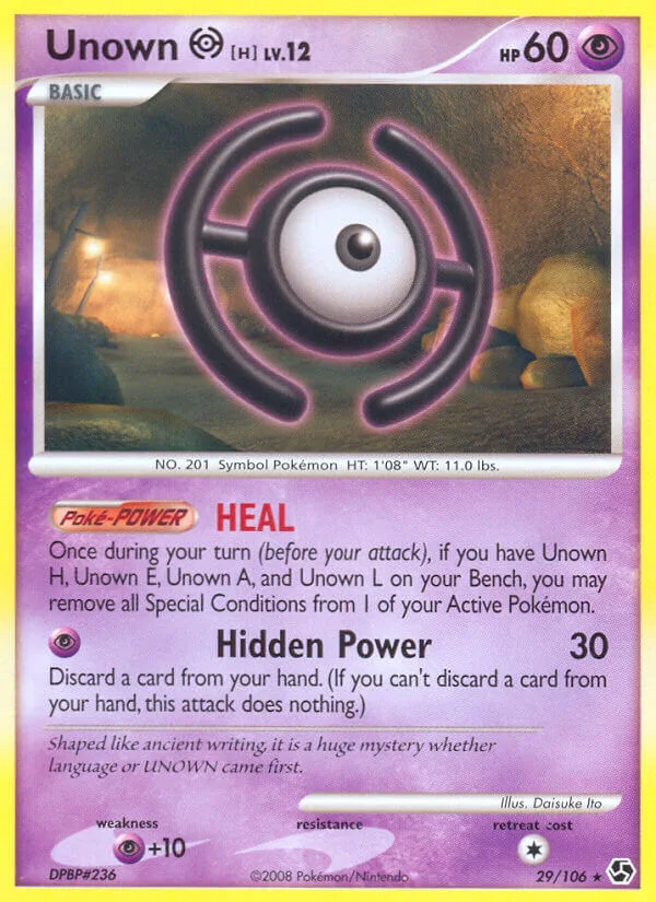 Unown H, Great Encounters 29/106