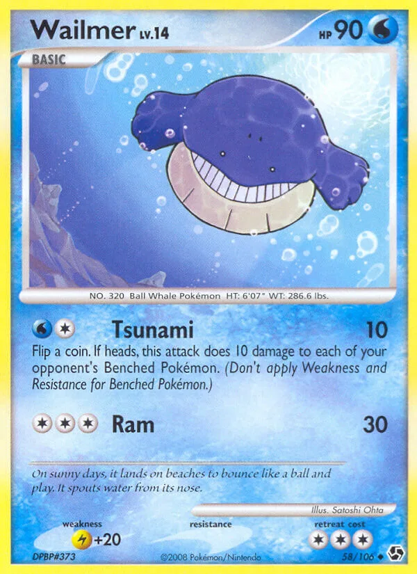 Wailmer, Great Encounters 58/106