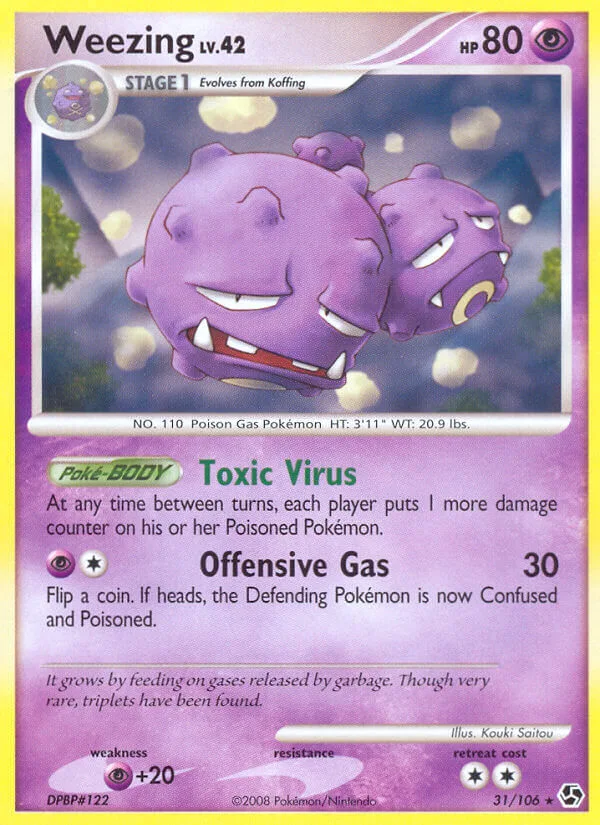 Weezing, Great Encounters 31/106