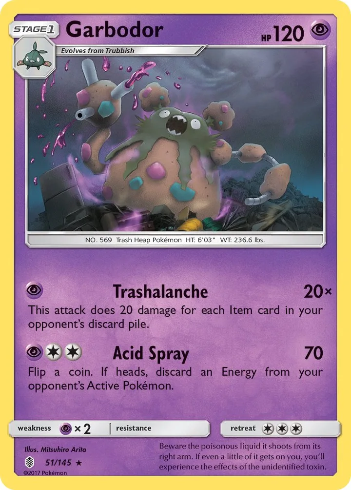 Garbodor, Guardians Rising 51/145