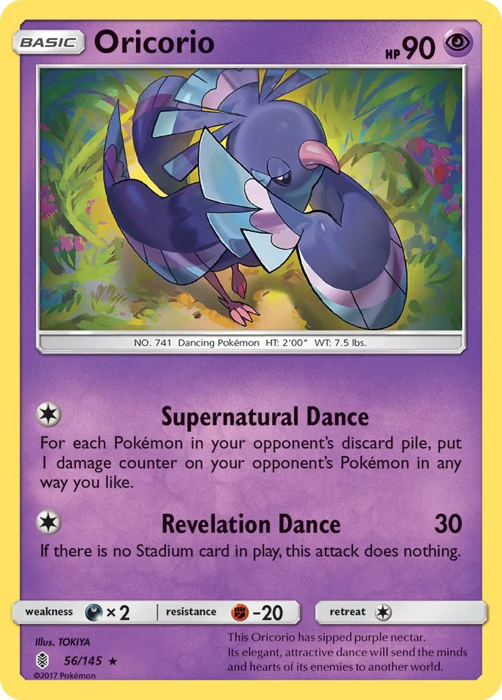 Oricorio, Guardians Rising 56/145