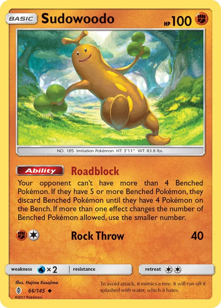Sudowoodo, Guardians Rising 66/145