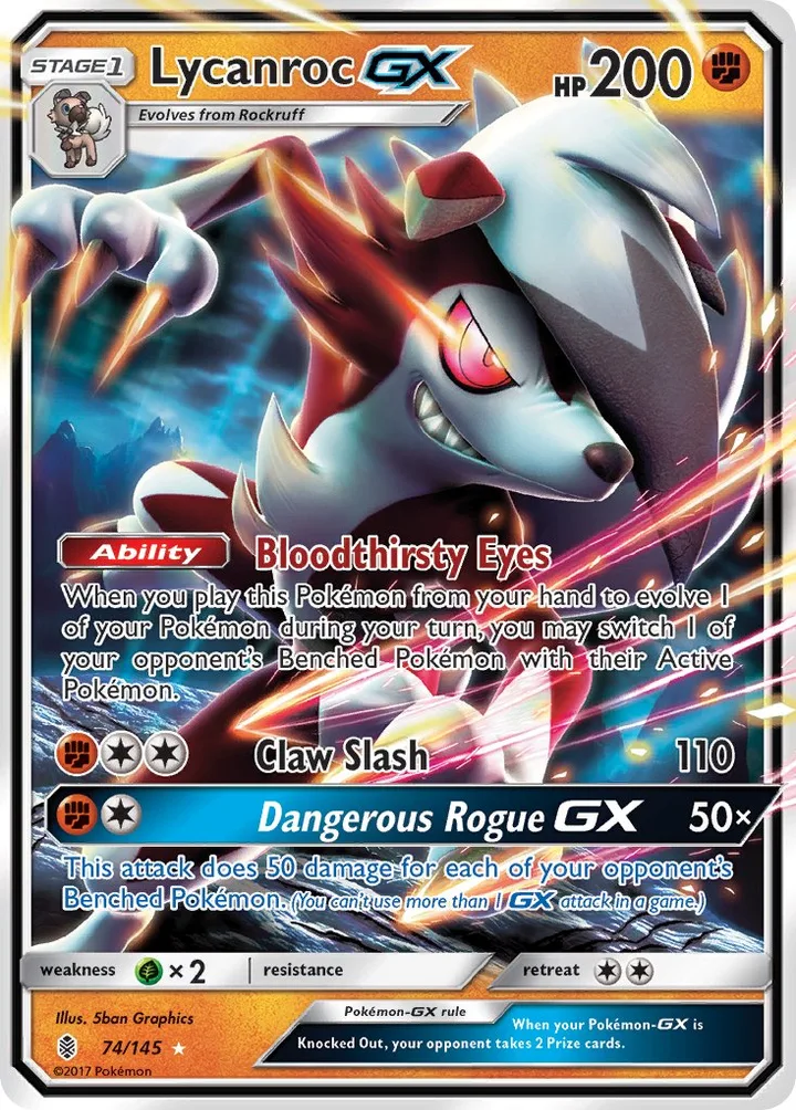 Lycanroc-GX, Guardians Rising 74/145