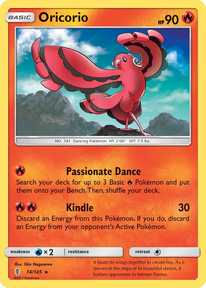 Oricorio, Guardians Rising 14/145