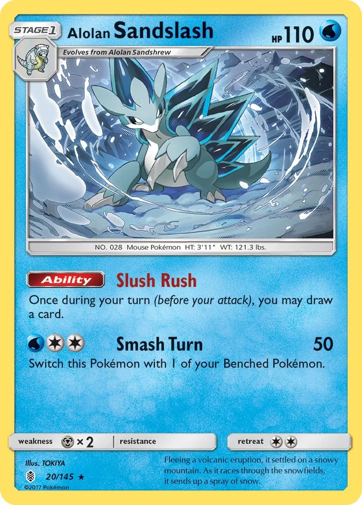Alolan Sandslash, Guardians Rising 20/145