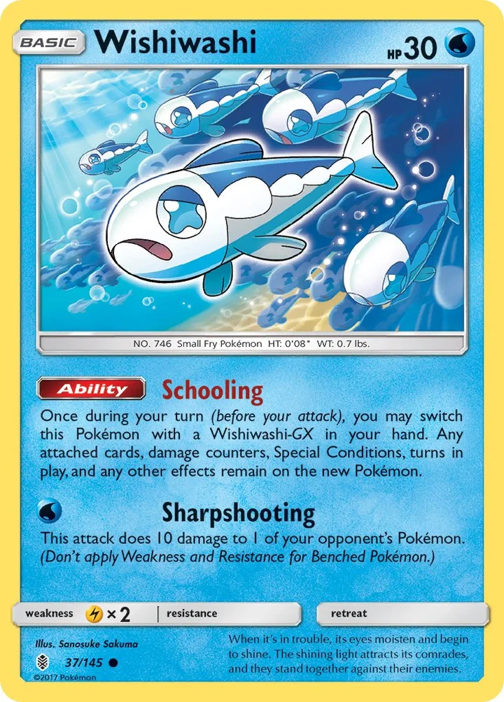 Wishiwashi, Guardians Rising 37/145