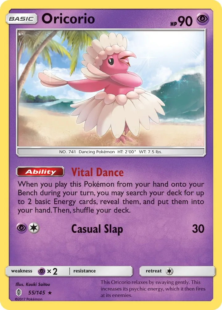 Oricorio, Guardians Rising 55/145
