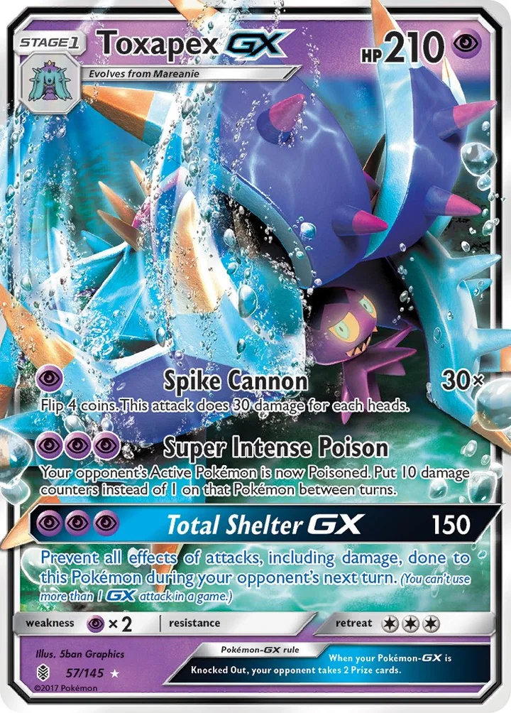 Toxapex-GX, Guardians Rising 57/145