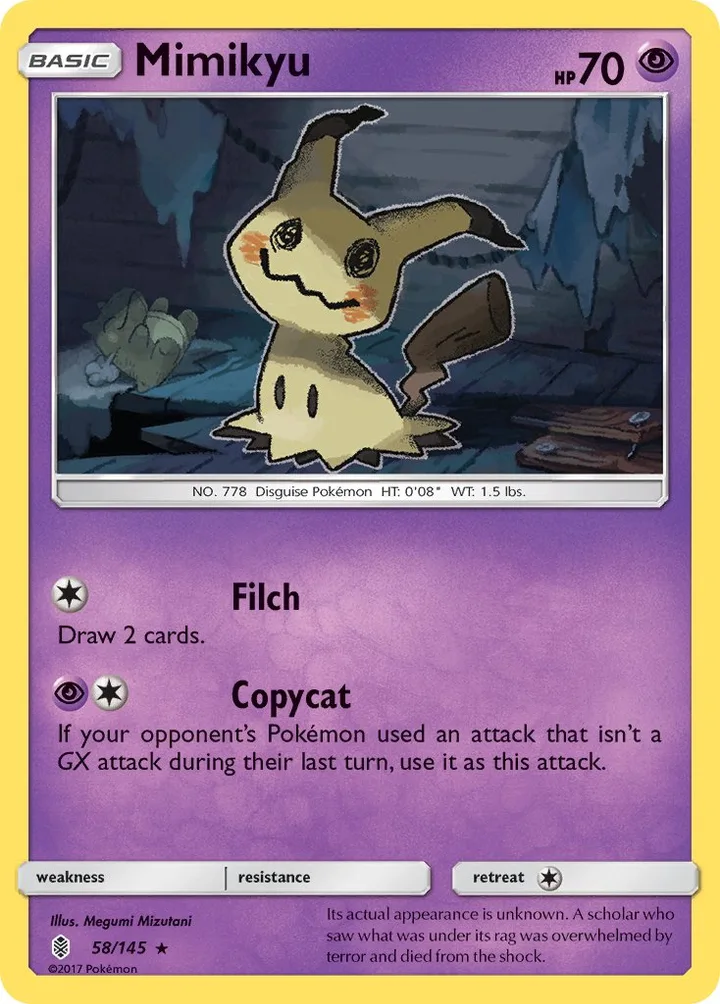 Mimikyu, Guardians Rising 58/145