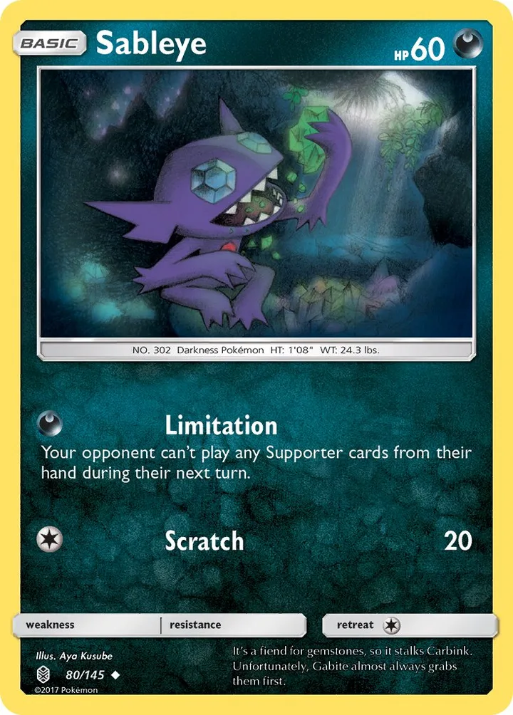 Sableye, Guardians Rising 80/145