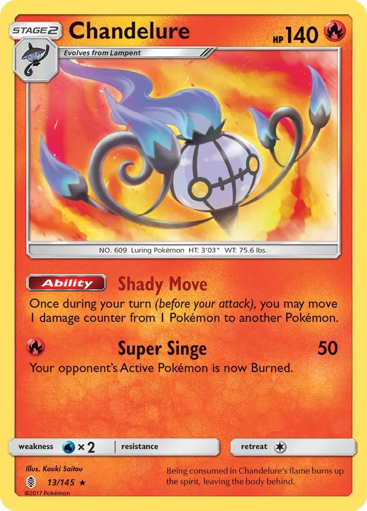 Chandelure, Guardians Rising 13/145