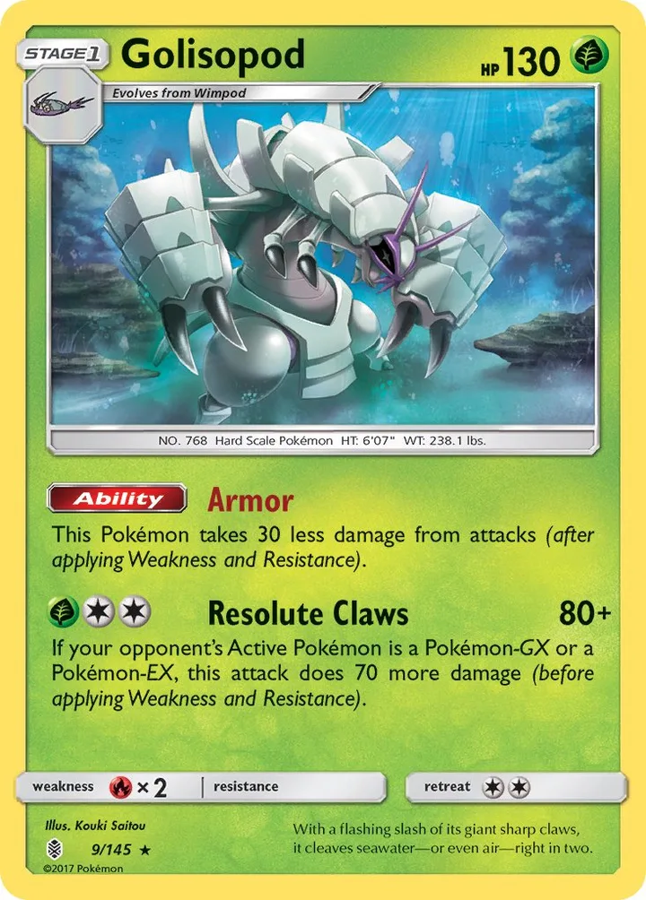 Golisopod, Guardians Rising 9/145