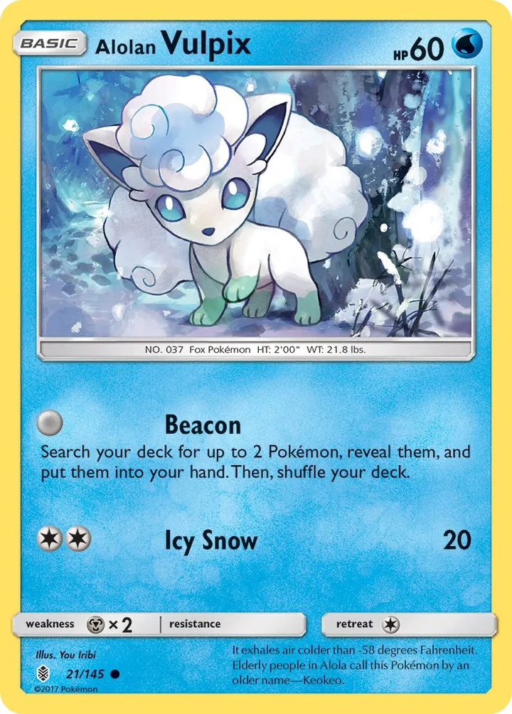 Alolan Vulpix, Guardians Rising 21/145