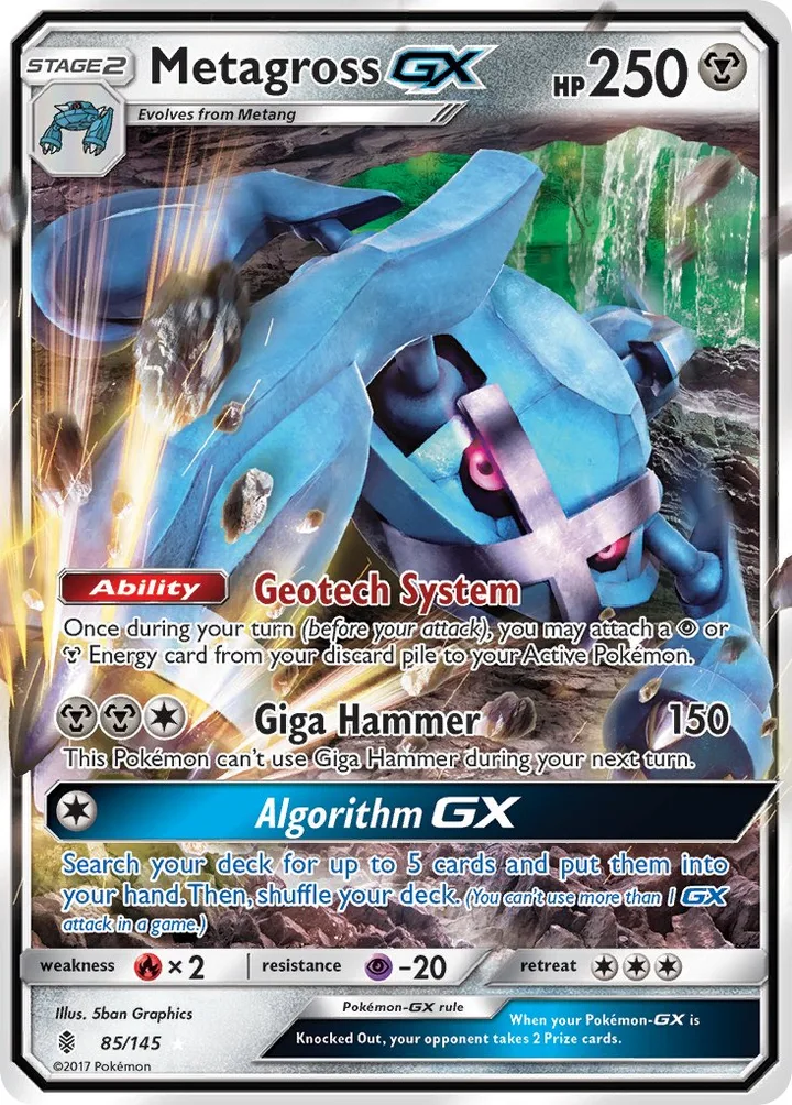 Metagross-GX, Guardians Rising 85/145