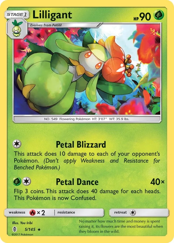 Lilligant, Guardians Rising 5/145