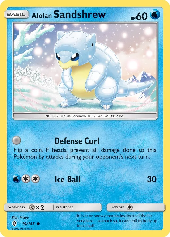 Alolan Sandshrew, Guardians Rising 19/145