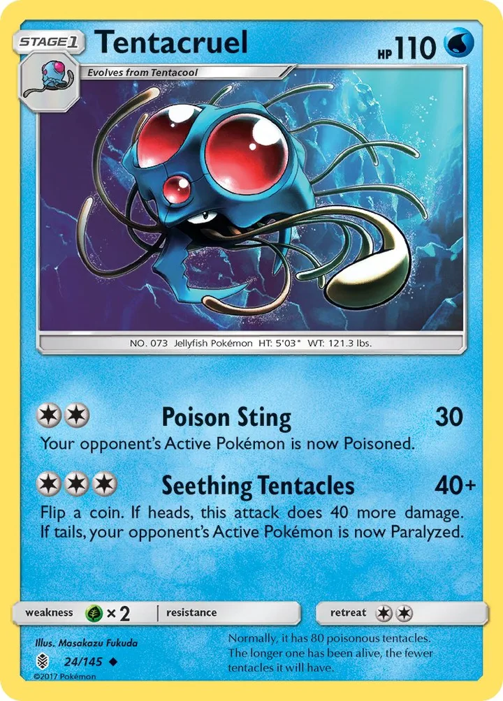 Tentacruel, Guardians Rising 24/145