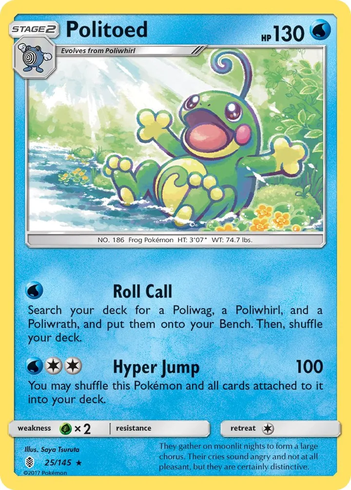 Politoed, Guardians Rising 25/145